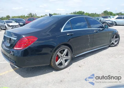 2015 Mercedes-Benz S 63 Amg 4Matic из США, поврежденный, VIN WDDUG7JBXFA200754